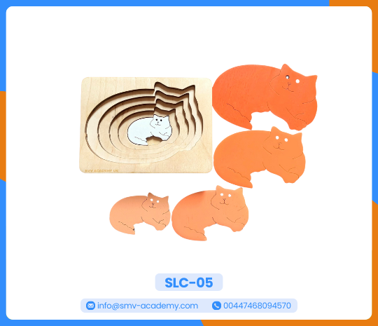 بازل قطة متعدد الطبقات